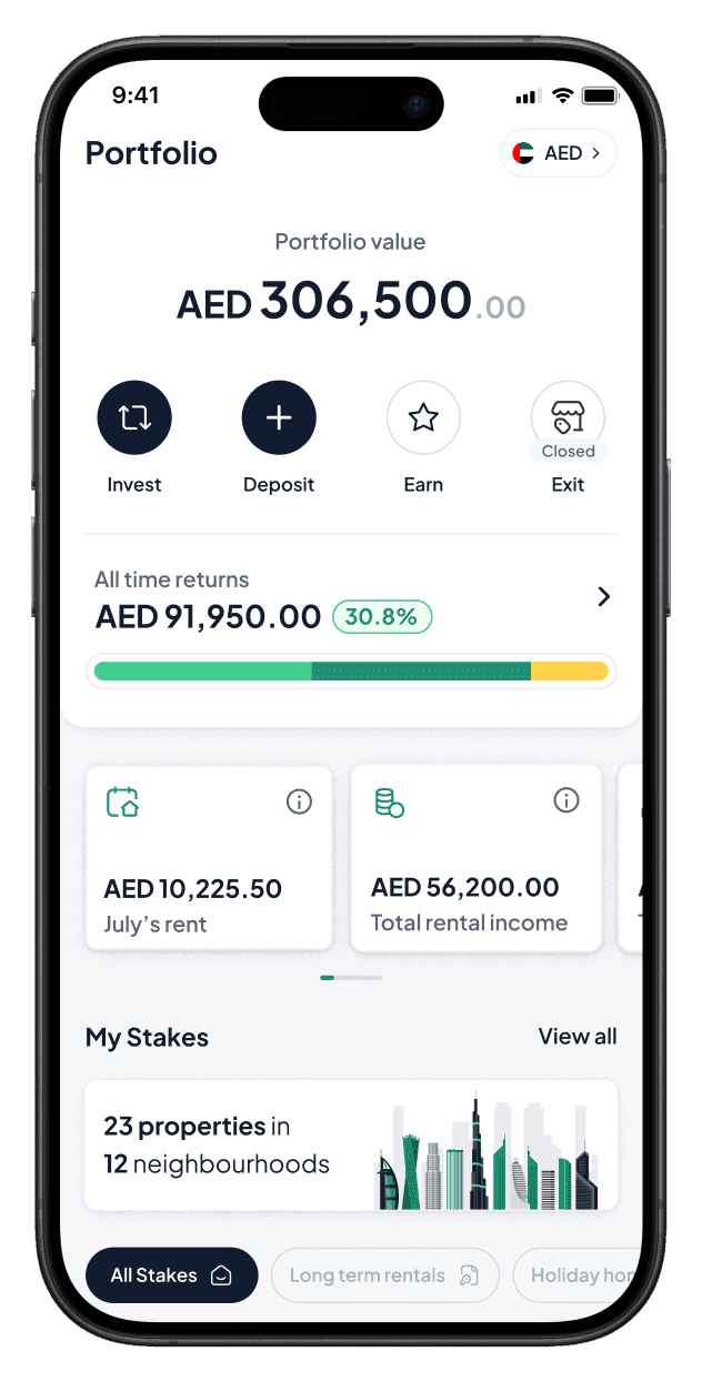 Long term capital appreciation phone mock